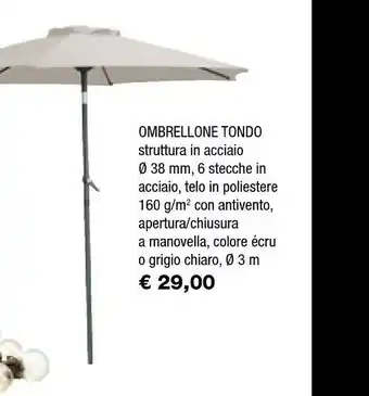 Iper La Grande Cru Ombrelloni da giardino offerta