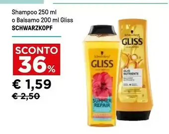 Iper La Grande Schwarzkopf Shampoo offerta