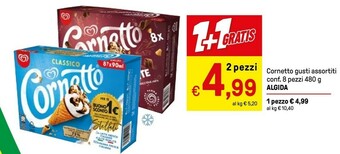 Iper La Grande Algida Cornetto Classico Formato Speciale 480 G(ml) offerta