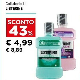 Iper La Grande Listerine Colluttorio offerta