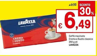 Iper La Grande Lavazza Caffè Crema E Gusto offerta