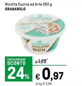 Iper La Grande Granarolo Ricotta Cucina Ad Arte offerta
