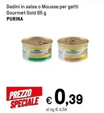 Iper La Grande Purina Dadini In Salsa Gourmet Gold offerta