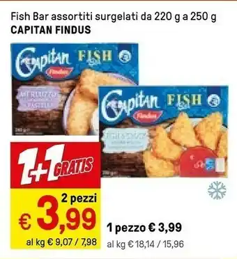 Iper La Grande Findus Capitan Fish Bar offerta