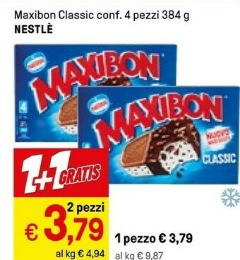 Iper La Grande Nestlè Maxibon Classic offerta