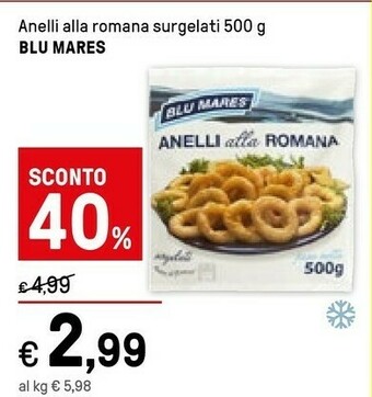 Iper La Grande Blu Mares Anelli Alla Romana Surgelati offerta