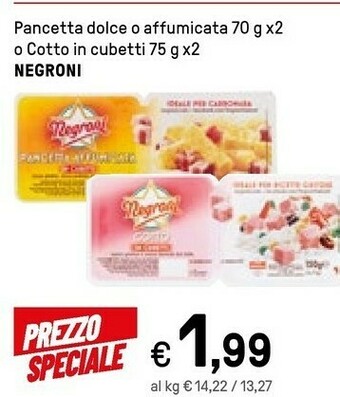 Iper La Grande Negroni Pancetta Affumicata A Cubetti offerta