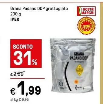 Iper La Grande Iper Grana Padano Dop Grattugiato offerta