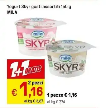 Iper La Grande Mila Yogurt Skyr Caffe offerta