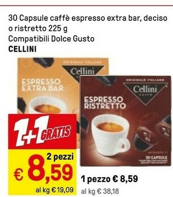 Cellini 30 Capsule Caffe Espresso