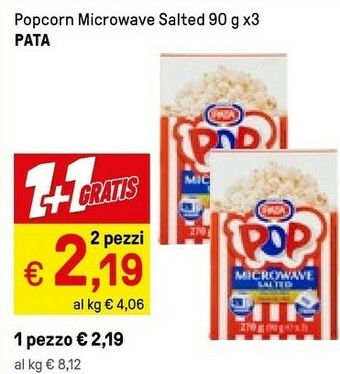 Pata Popcorn Microwave Salted