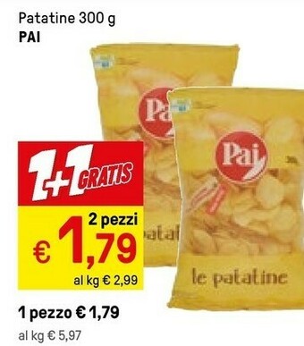 Iper La Grande Pai Patatina 300 G(ml) offerta