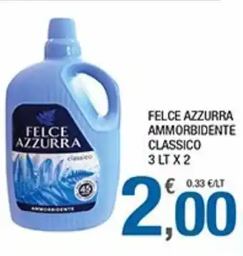Splendidi e Splendenti Felce Azzurra Ammorbidente Classico 3 LTx2 offerta