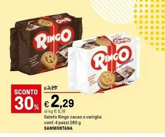 Iper La Grande Pavesi Gelato Ringo Cacao O Vaniglia offerta
