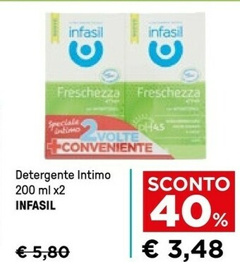 Iper La Grande Infasil Detergente intimo offerta
