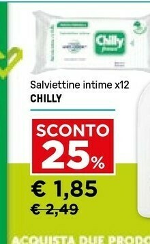 Iper La Grande Chilly Detergente intimo offerta