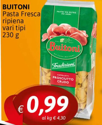 Crai Buitoni Pasta Fresca ripiena vari tipi 230 g offerta