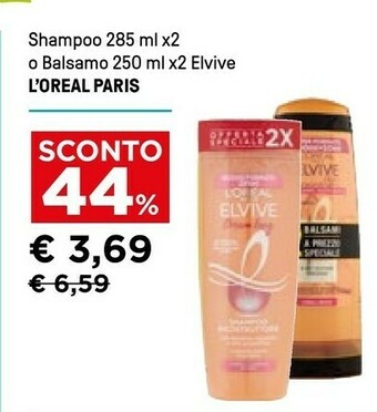 Iper La Grande L'Oreal Shampoo offerta