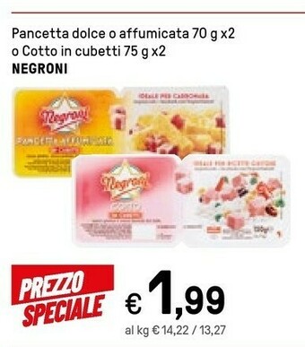 Iper La Grande Negroni Pancetta Affumicata A Cubetti offerta