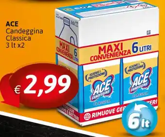 Crai Ace Candeggina Classica 3 lt x2 offerta