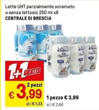 Iper La Grande Centrale Di Brescia Latte Uht Parzialmente Scremato O Senza Lattosio offerta