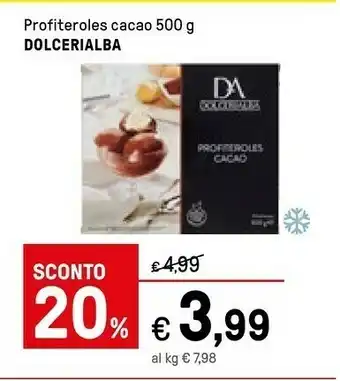 Iper La Grande Dolceria Alba Profiteroles Cacao offerta