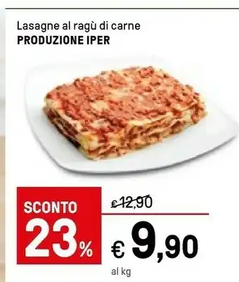 Iper La Grande Iper La Grande I Lasagne Al Ragu Di Carne offerta