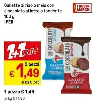 Iper La Grande Iper Gallette Di Riso offerta