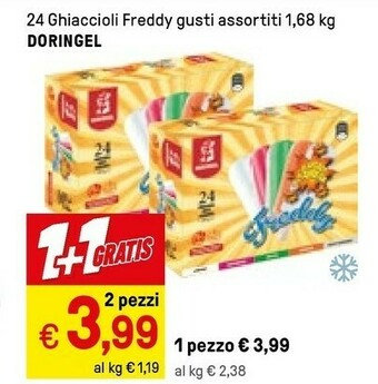 Iper La Grande Doringel 24 Ghiaccioli Freddy offerta