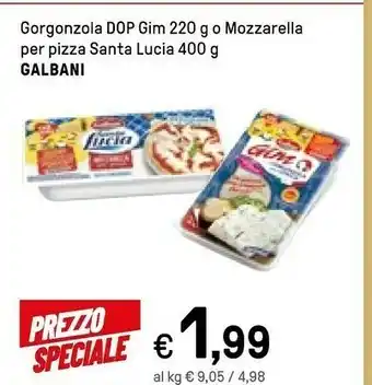 Iper La Grande Galbani Gorgonzola Con La Goccia Gim 220 G(ml) offerta
