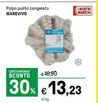 Iper La Grande Marevivo Polpo Pulito Congelato offerta