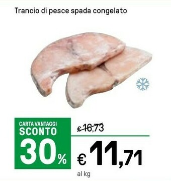 Iper La Grande Trancio Di Pesce Spada Congelato offerta