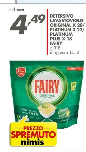 Italmark Fairy Detersivo lavastoviglie offerta