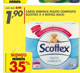 Italmark Scottex Rotoli di carta offerta