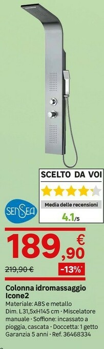 Colonna doccia