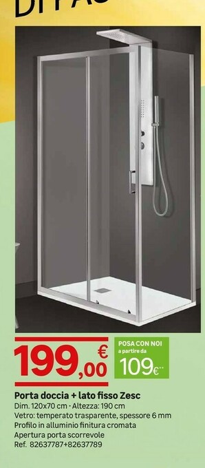 Leroy Merlin Box doccia offerta