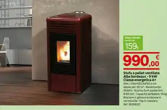 Leroy Merlin Alba Stufe a pellet offerta
