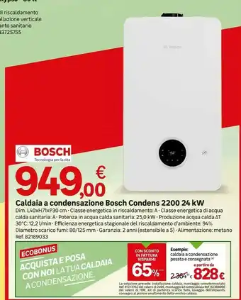 Leroy Merlin Bosch Caldaie offerta
