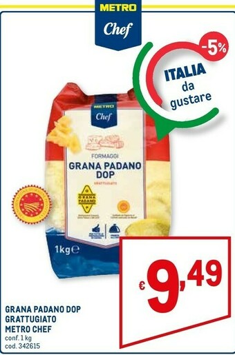 Metro Grana Padano Formaggio offerta