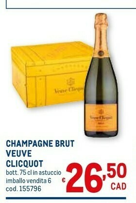 Metro Brut Champagne offerta