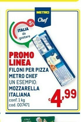 Metro Metro chef Mozzarella offerta