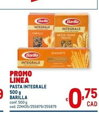 Metro Barilla Pasta offerta