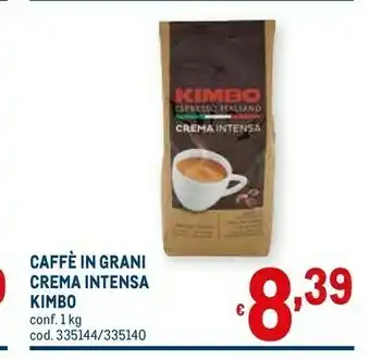 Metro Kimbo Cialde caffè offerta