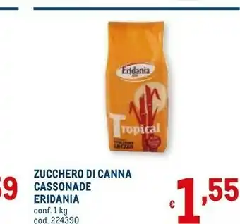 Metro Eridania Zucchero di canna offerta