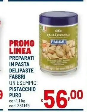 Metro Fabbri Crema al cioccolato offerta