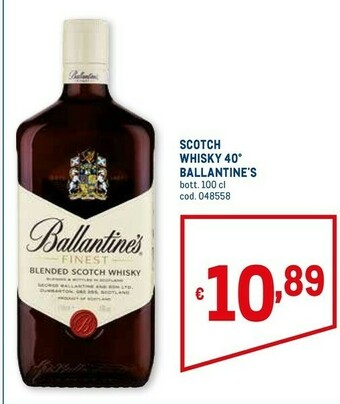 Metro Scotch whisky offerta