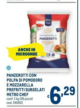 Metro Metro chef Surgelati offerta