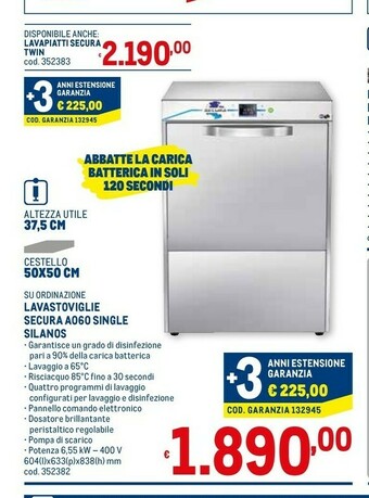 Metro Lavastoviglie offerta