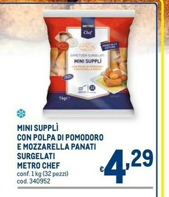 Metro Metro chef Surgelati offerta