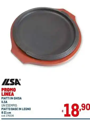 Metro Ilsa Servizio piatti offerta